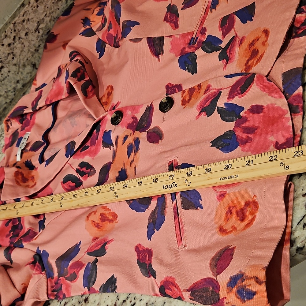 CAbi 804 Pink Floral Rose Garden Jacket , Size 12 - Picture 11 of 11